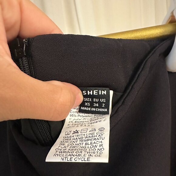 Black Mini Skirt - Picture 2 of 3